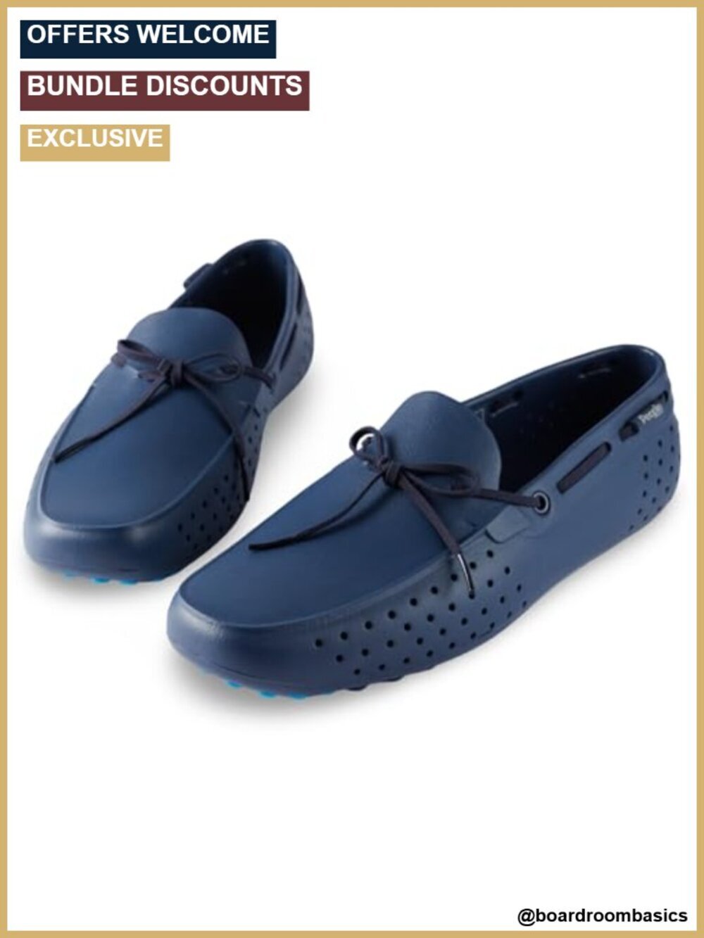 Lightweight Rubber EVA Loafers, Slip-On Boat Shoes for Men & Women, Waterproof - Picture 3 of 6